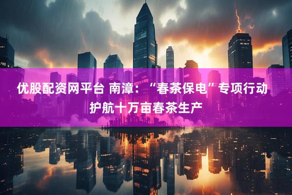优股配资网平台 南漳：“春茶保电”专项行动  护航十万亩春茶生产